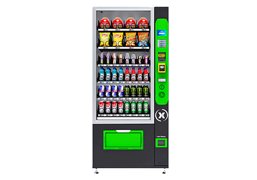 Máquina expendedora EVM 4 Combo T de 4 bandejas snacks y bebidas